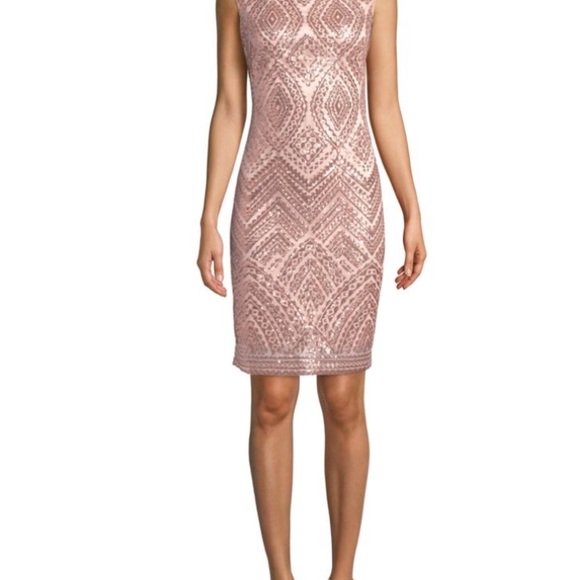 Rose gold cocktail dress - Picture 2 of 2